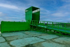 Механическая станция перегруза отходов. Мусороперегрузочная станция.  Купить механическую станцию перегруза отходов