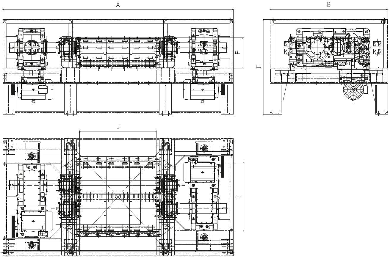 Шредер RM 1350.2-2000 - купить щипальную машину для электроники и  промышленных отходов в России | netmus.ru